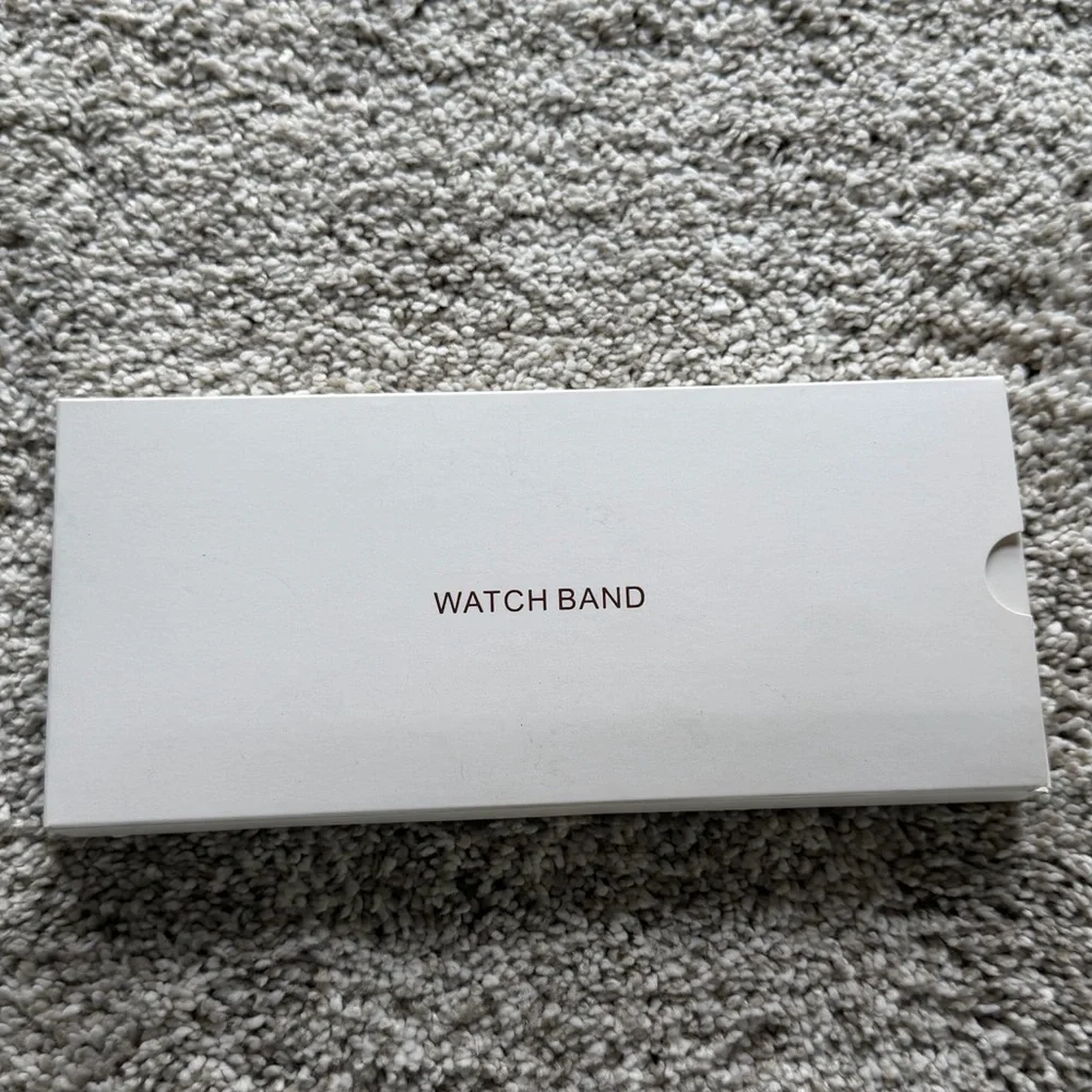 NWT | Silver Link Apple Watch Band